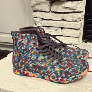 NoBull Sold Out Artist For Humanity high top trainers size 10 mens